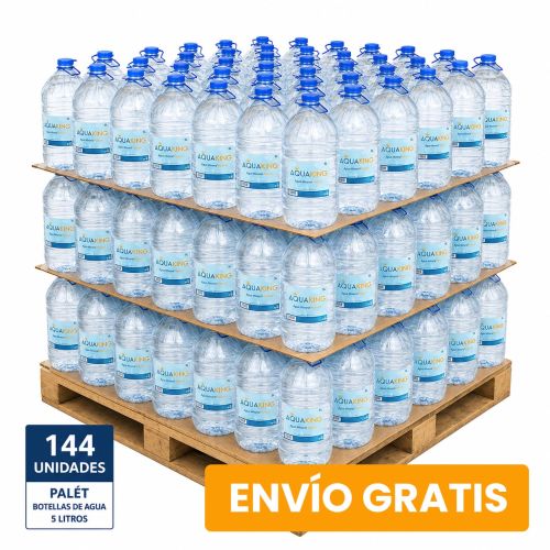 Palet Agua Aquaking Garrafa 5 litros
