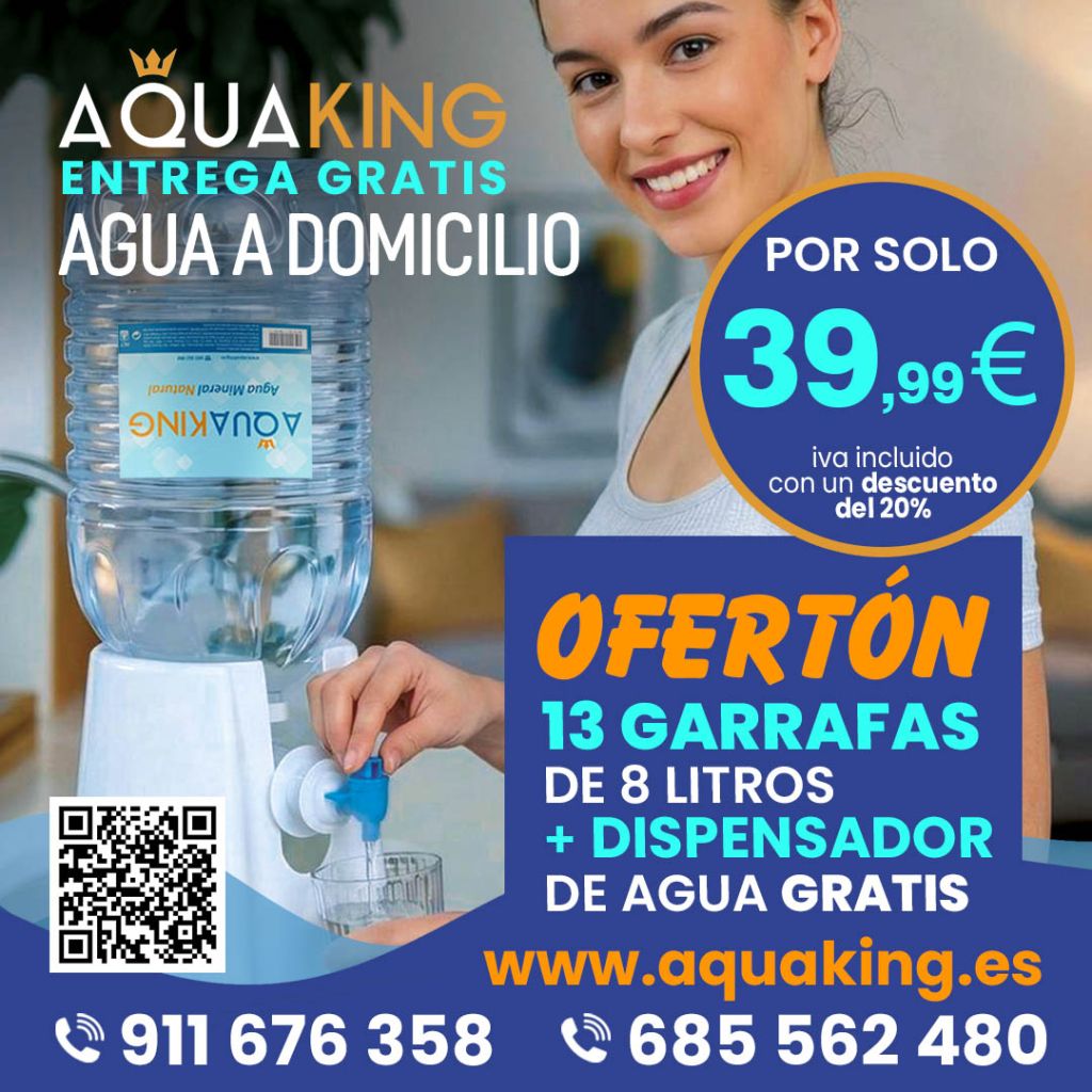 Compra tu Ofertón de Agua + Dispensador de Regalo