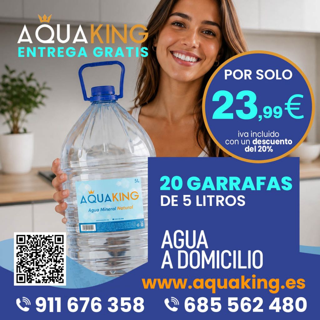 Compra tu Pack King: 20 Garrafas de 5 litros