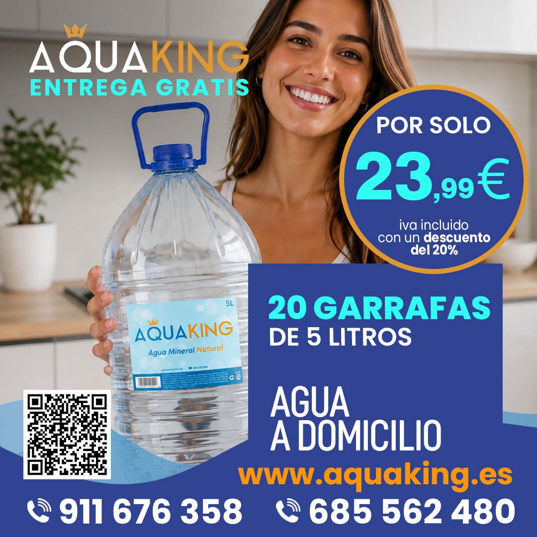 Compra tu Pack King: 20 Garrafas de 5 litros